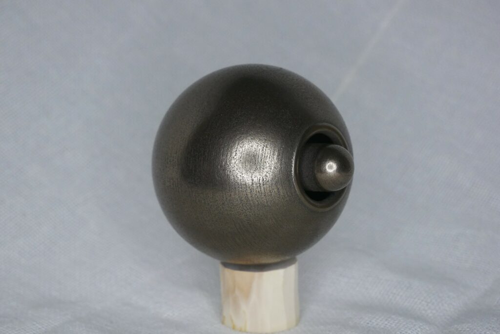 Halbprofil - Orgopressurball 67 mm aus Bronzestahl