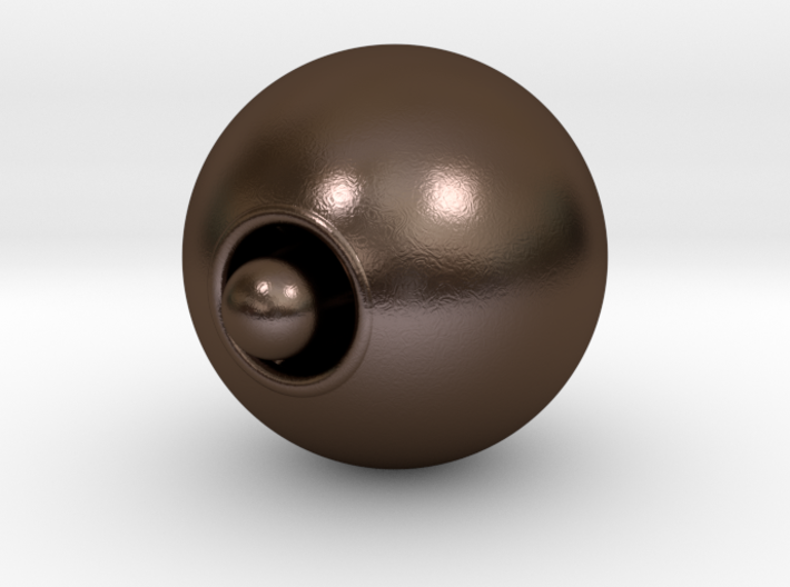 Orgopressurball 67mm aus Bronzestahl